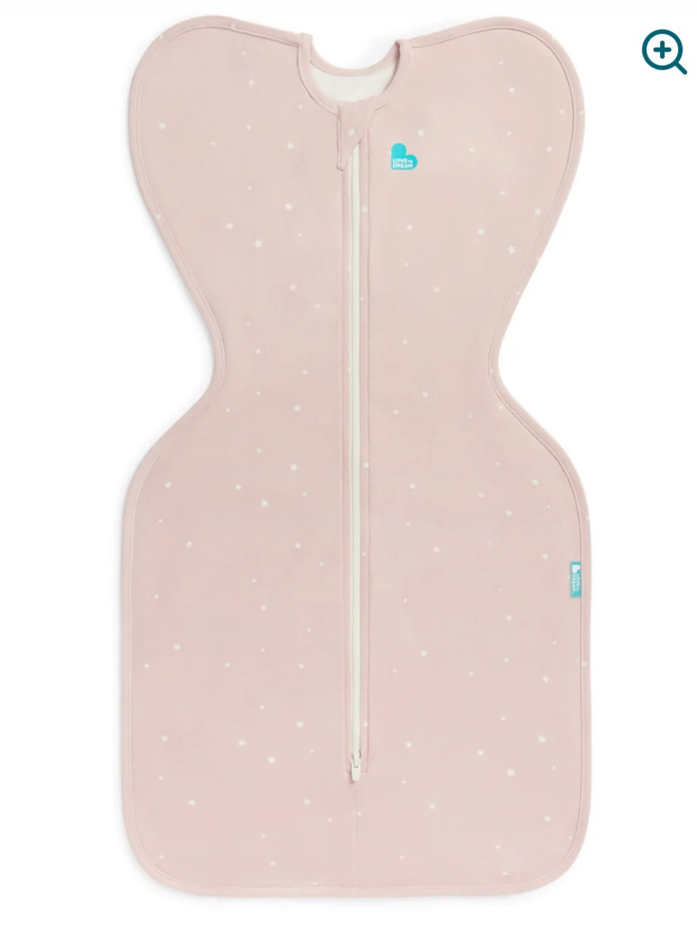Love to Dream Powder Pink Twinkle Swaddle Up